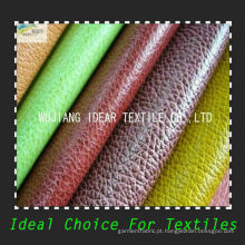 Todas as cores macio em relevo tela do plutônio estofos em couro/tecido/falso PU couro